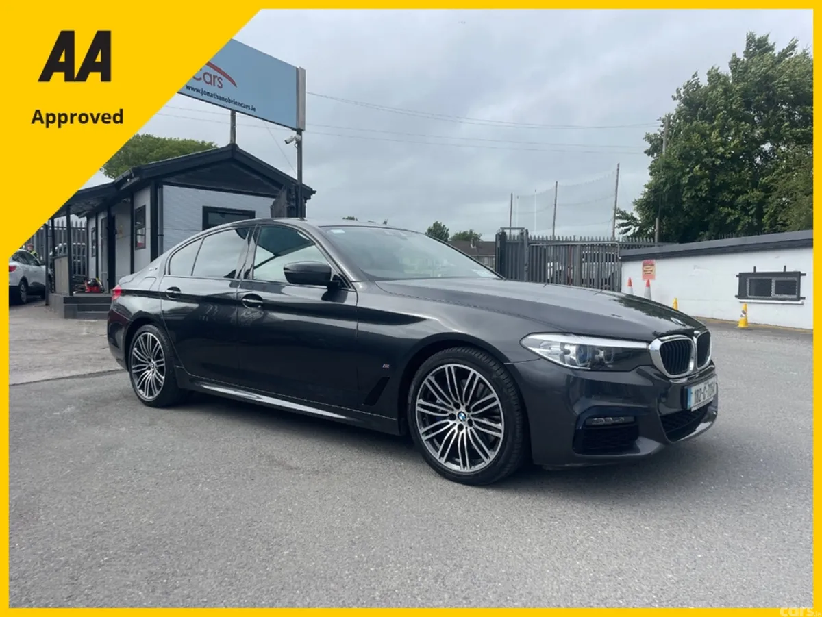 BMW 5-Series Saloon, Petrol Plug-in Hybrid, 2018, Grey