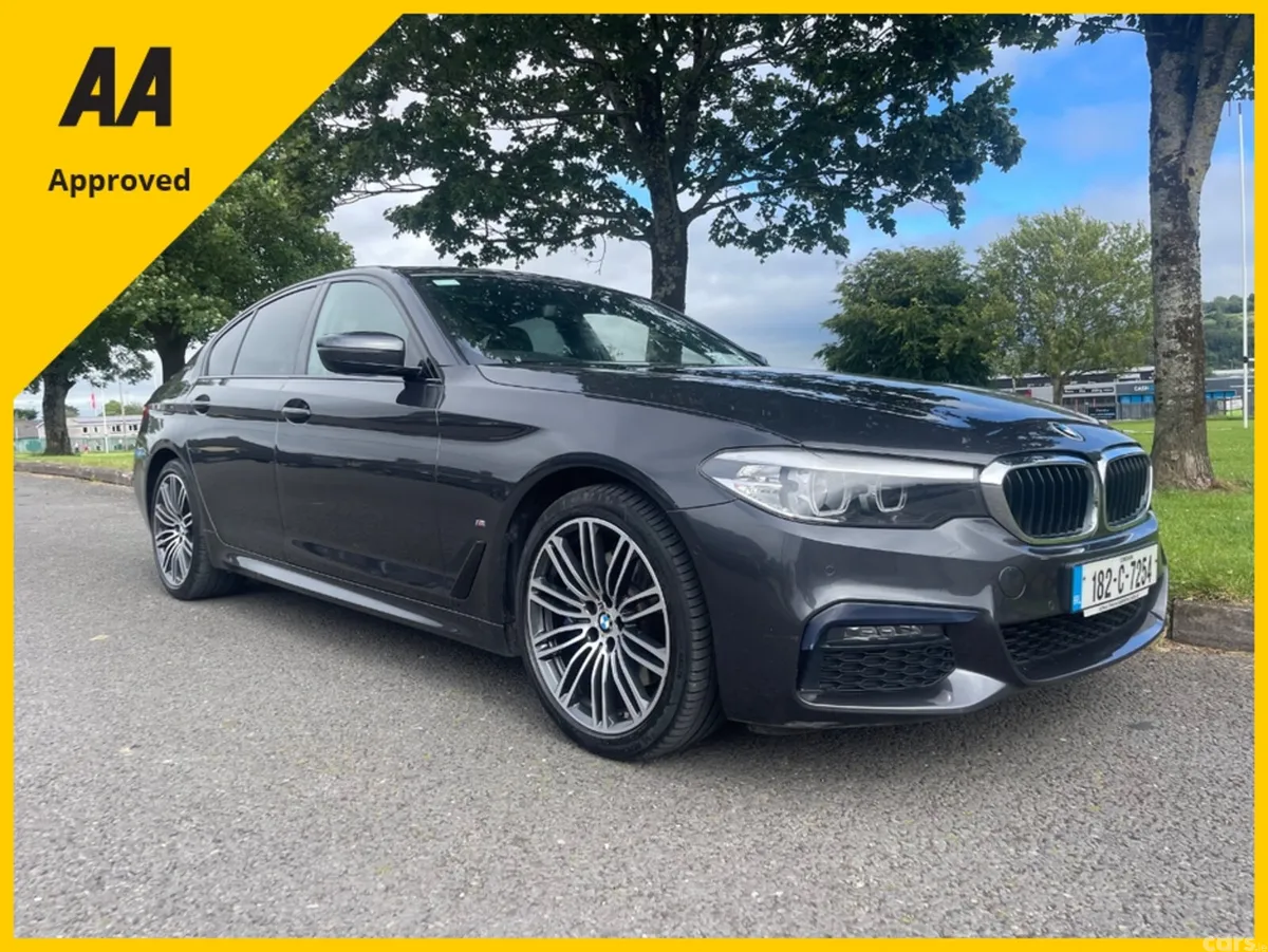 BMW 5-Series Saloon, Petrol Plug-in Hybrid, 2018, Grey