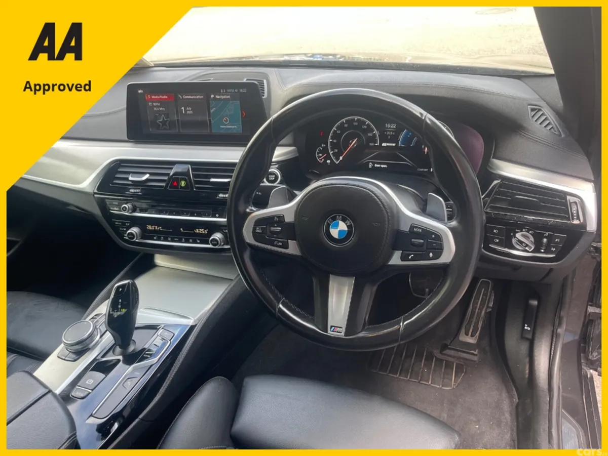 BMW 5-Series Saloon, Petrol Plug-in Hybrid, 2018, Grey