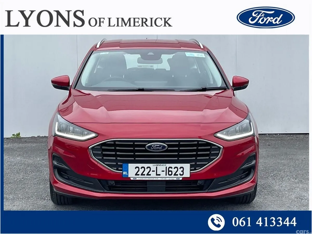 Ford Focus Estate, Petrol, 2022, Red