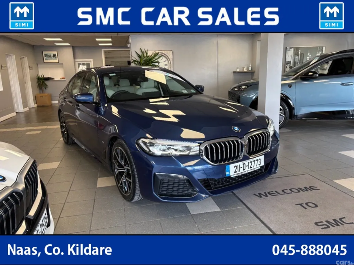 BMW 5-Series Saloon, Diesel, 2021, Blue