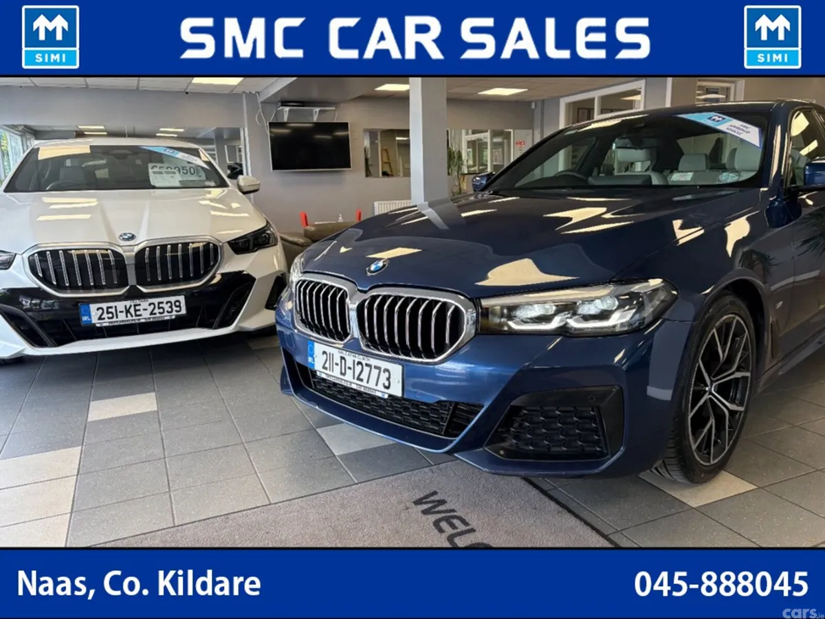 BMW 5-Series Saloon, Diesel, 2021, Blue