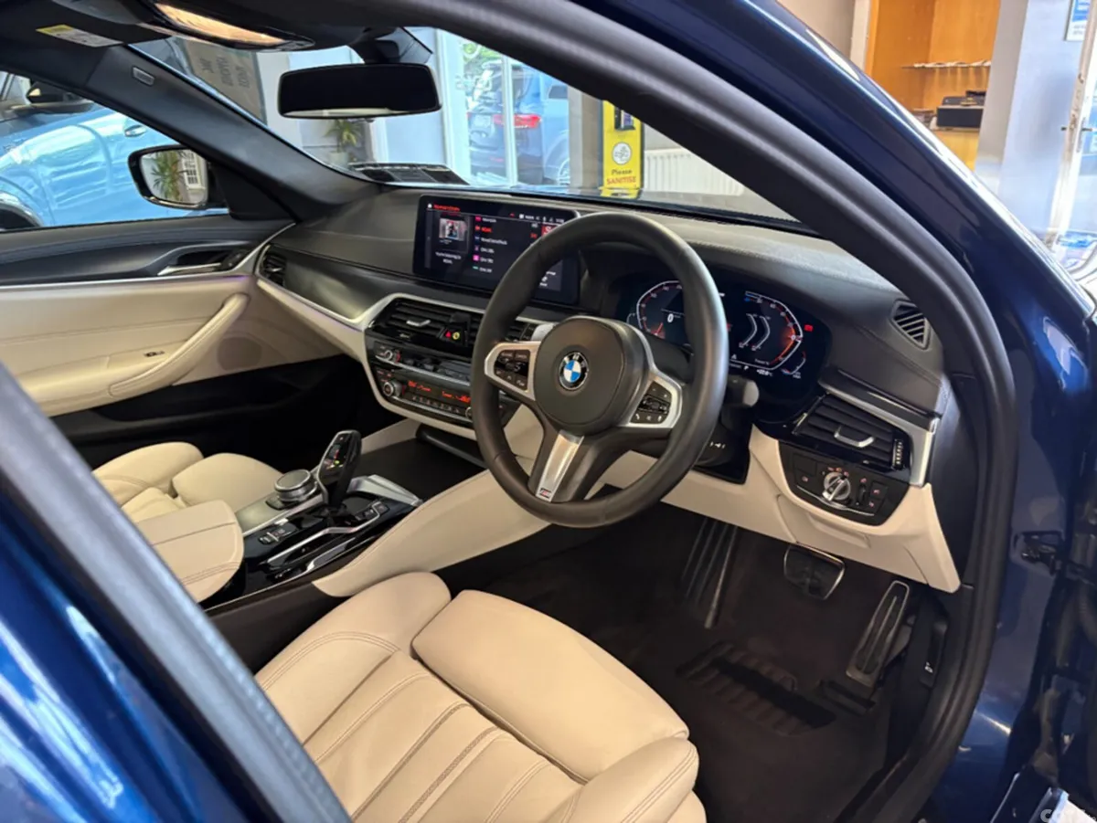 BMW 5-Series Saloon, Diesel, 2021, Blue