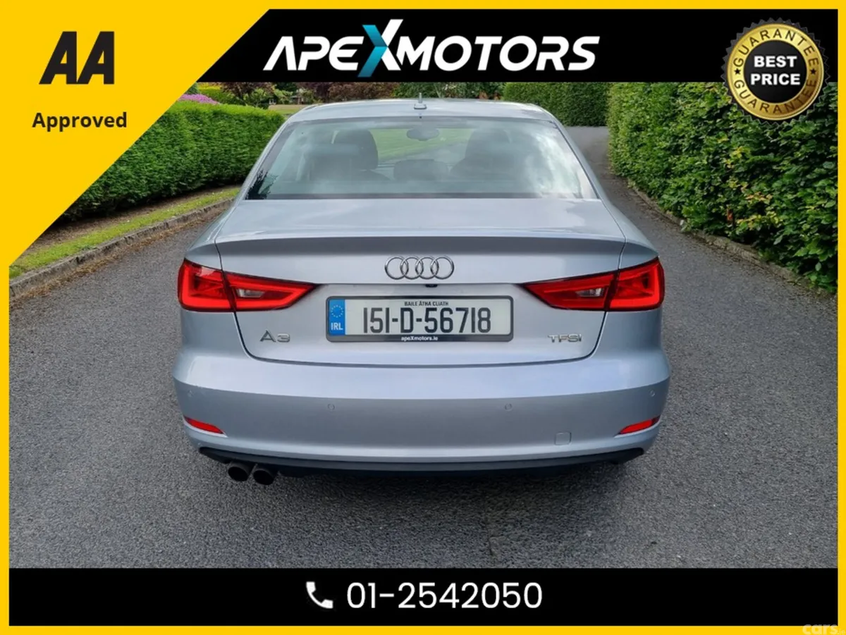 Audi A3 Saloon, Petrol, 2015, Silver