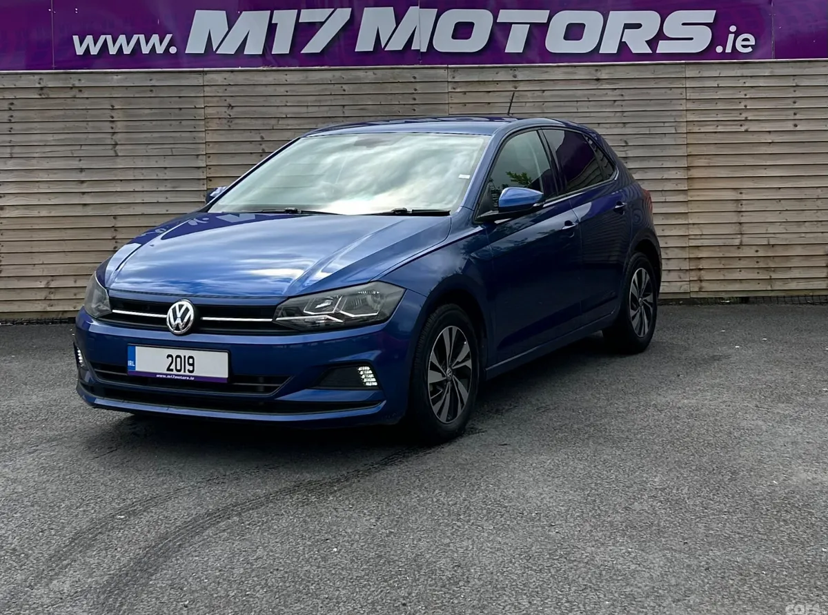 Volkswagen Polo Hatchback, Petrol, 2019, Blue
