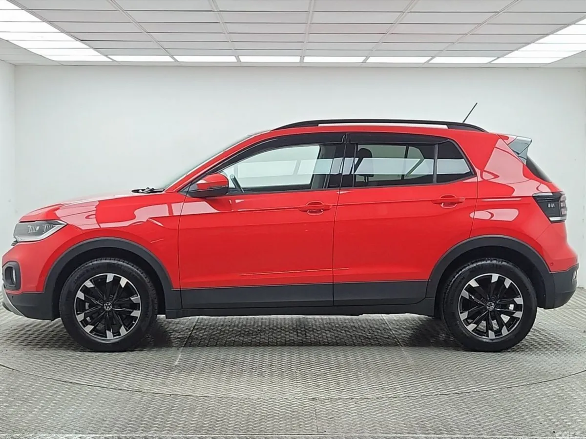 Volkswagen T-Cross Hatchback, Petrol, 2021, Red
