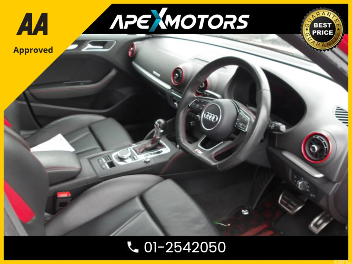 Audi S3 Hatchback, Petrol, 2017, Red