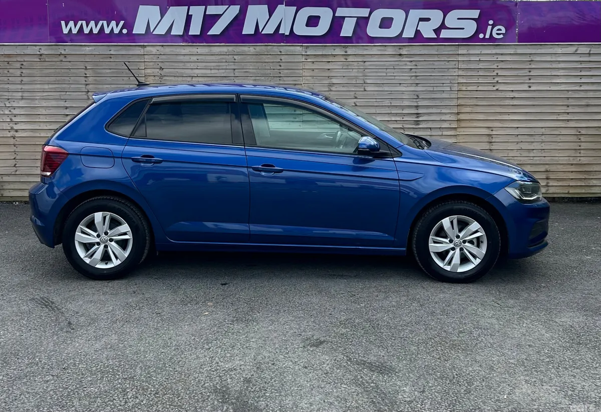 Volkswagen Polo Hatchback, Petrol, 2019, Blue
