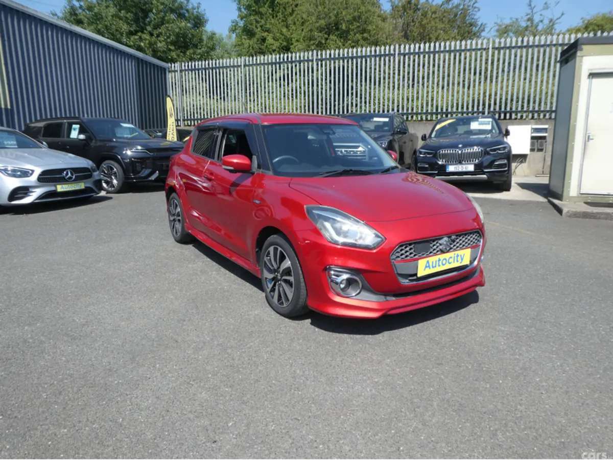 Suzuki Swift Hatchback, Petrol Hybrid, 2017, Red