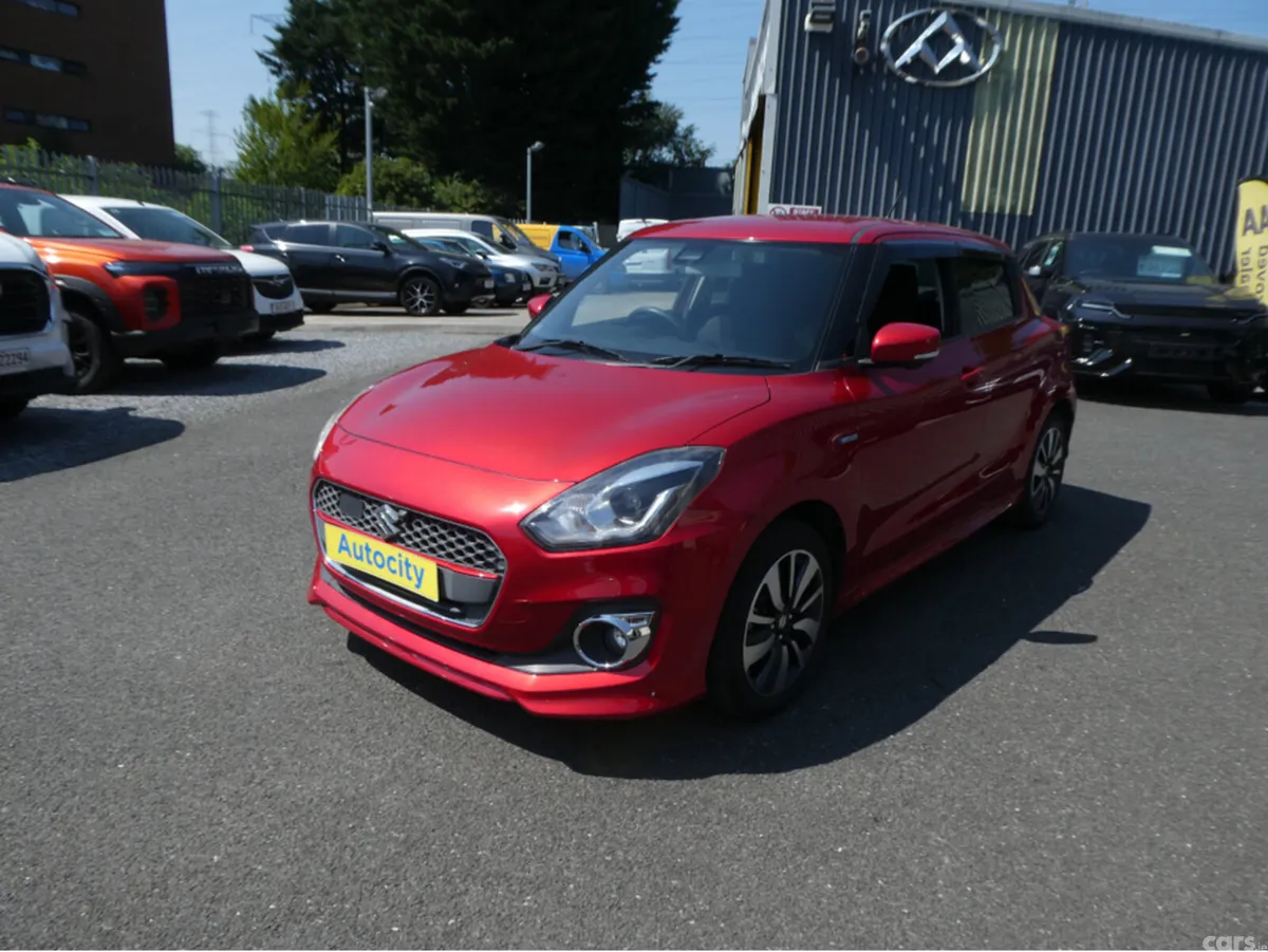 Suzuki Swift Hatchback, Petrol Hybrid, 2017, Red
