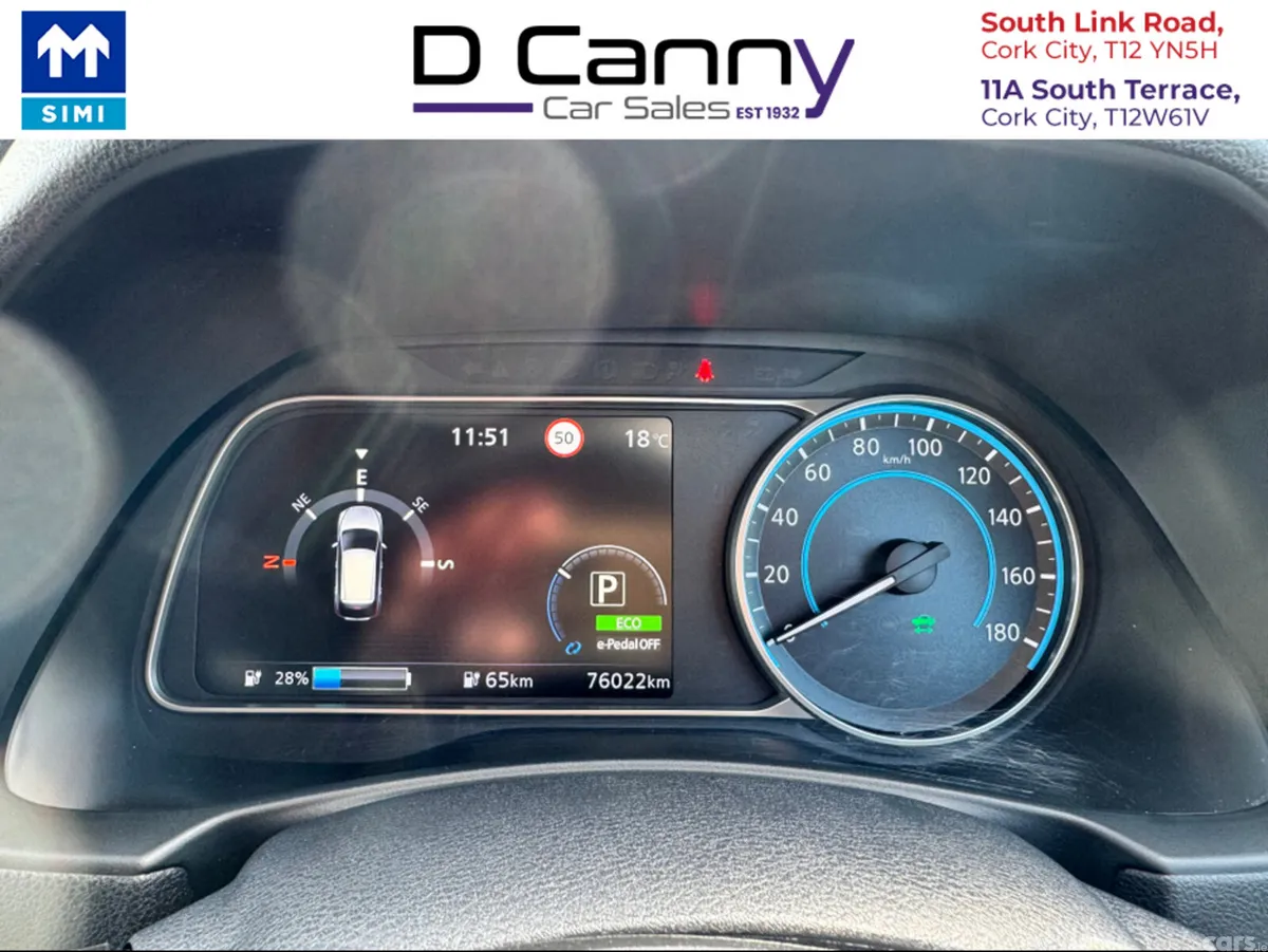 Nissan Leaf Hatchback, Electric, 2020, Grey