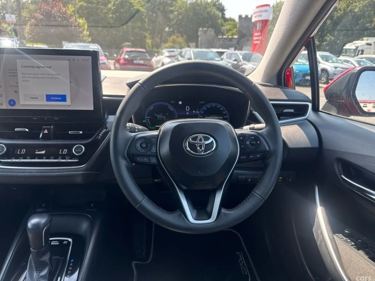 Toyota Corolla Saloon, Petrol Hybrid, 2023, Red