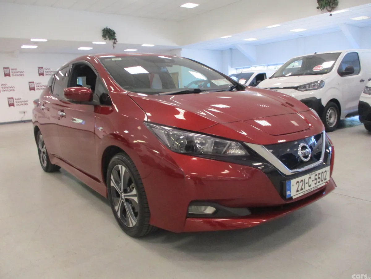 Nissan Leaf Hatchback, Electric, 2022, Red