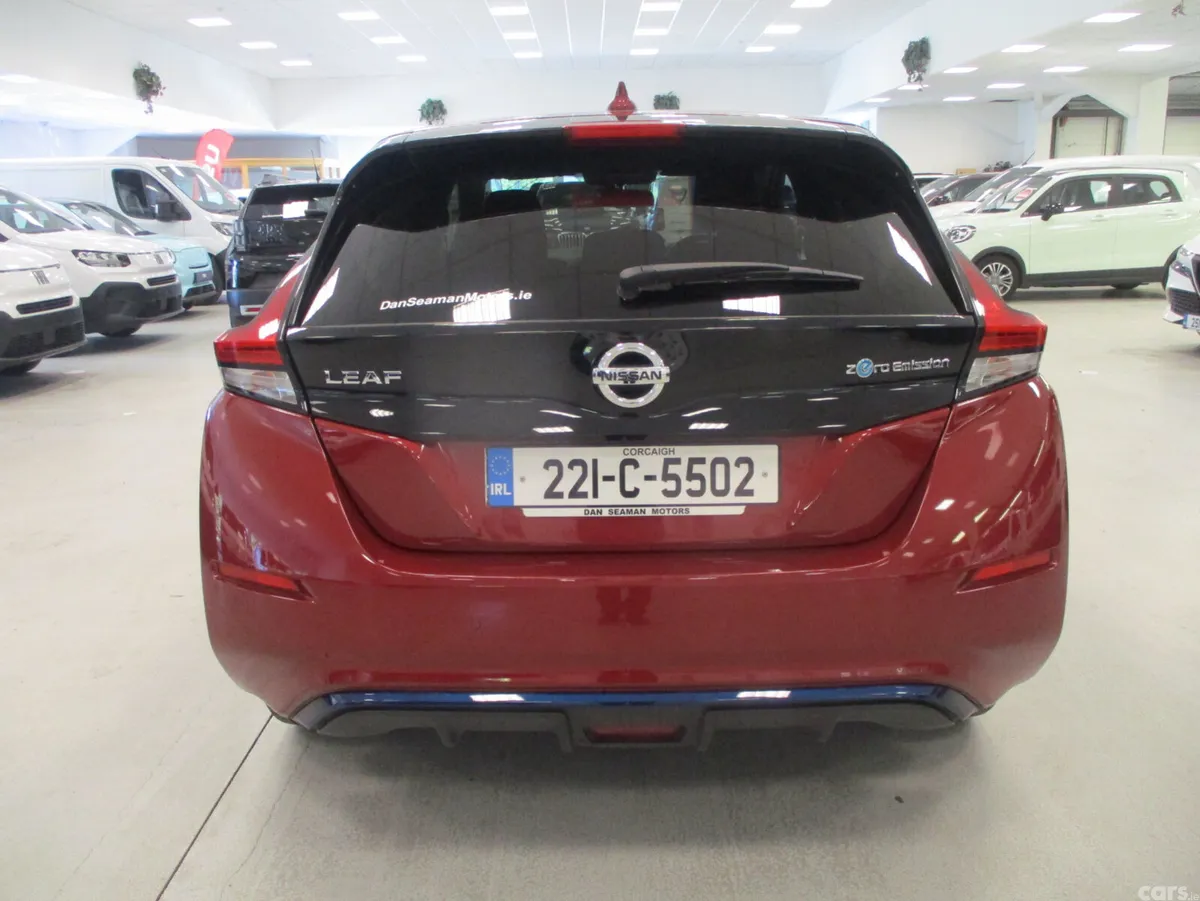 Nissan Leaf Hatchback, Electric, 2022, Red