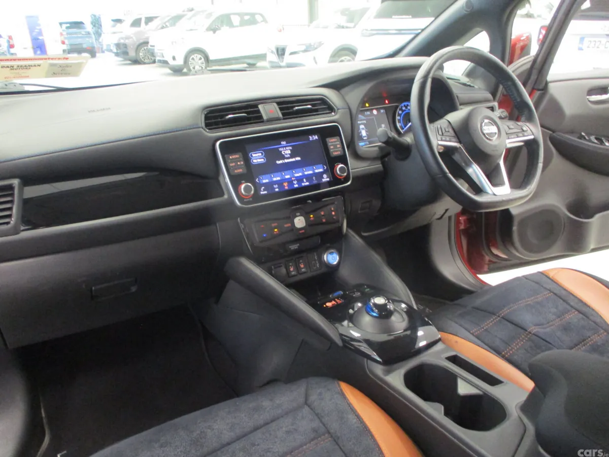 Nissan Leaf Hatchback, Electric, 2022, Red