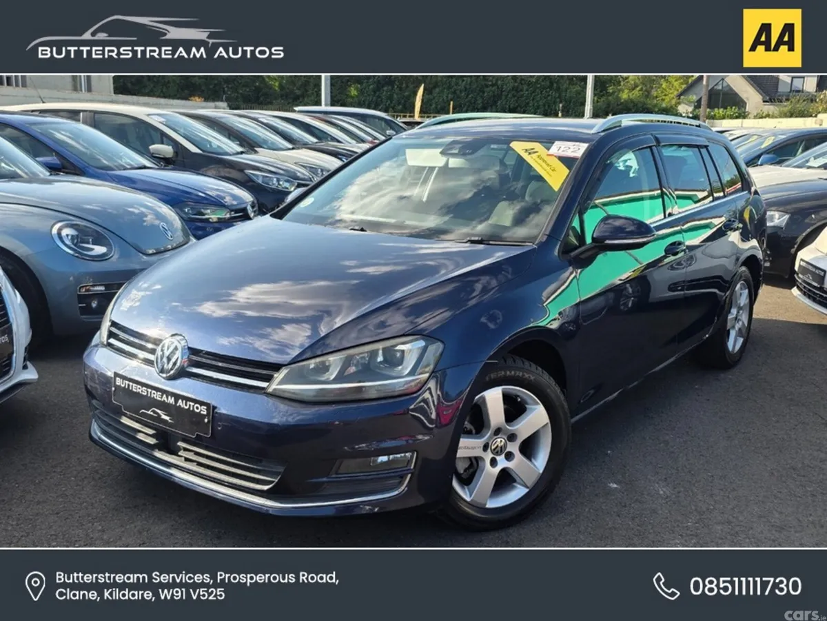 Volkswagen Golf Estate, Petrol, 2014, Blue