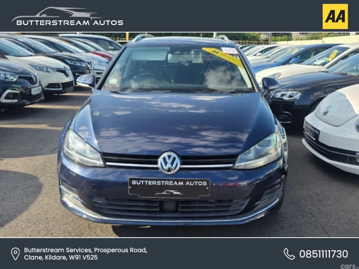 Volkswagen Golf Estate, Petrol, 2014, Blue