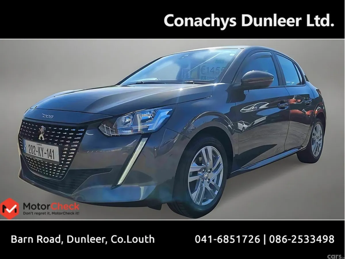 Peugeot 208 Hatchback, Petrol, 2020, Grey