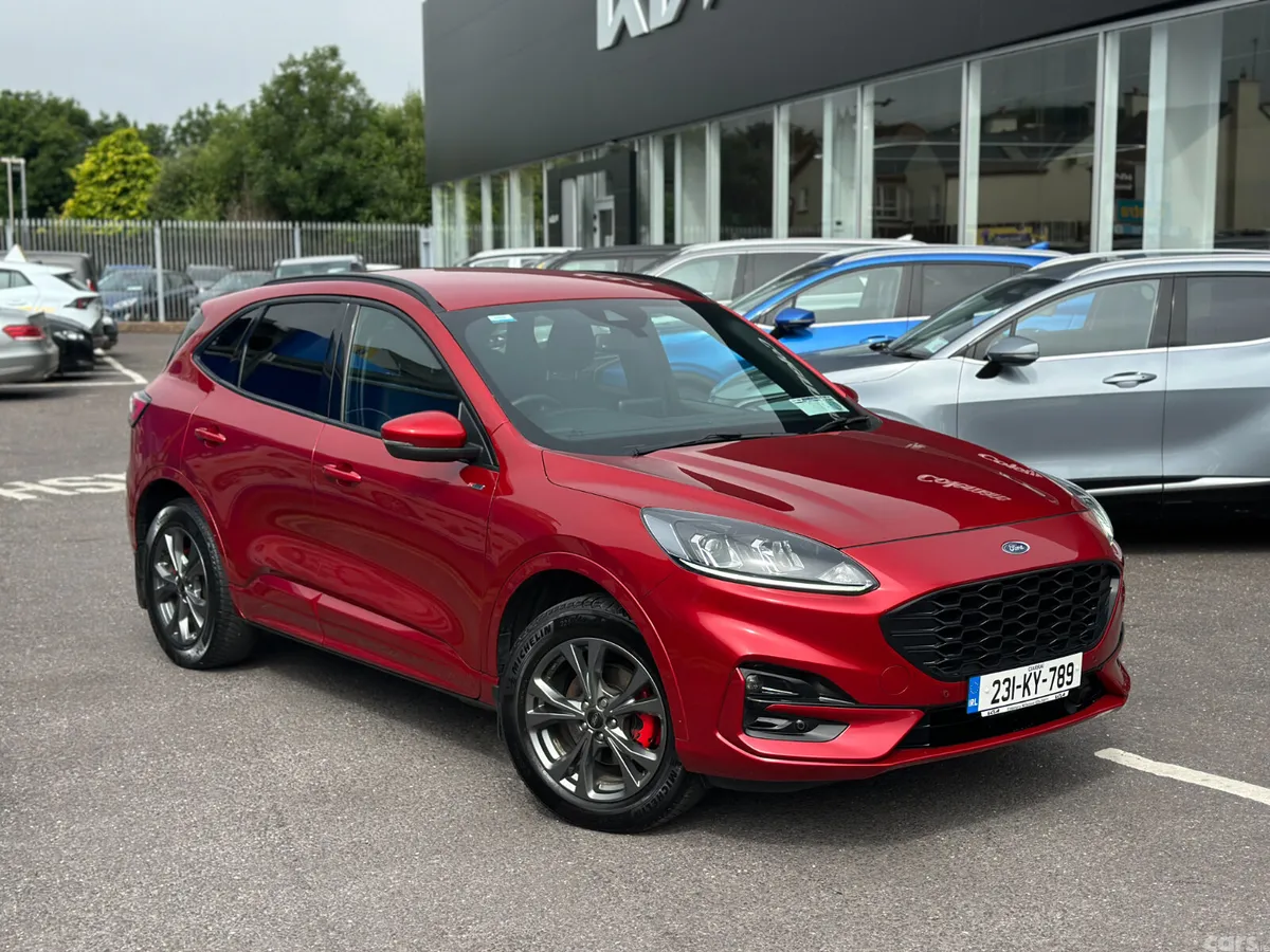 Ford Kuga SUV, Petrol Plug-in Hybrid, 2023, Red