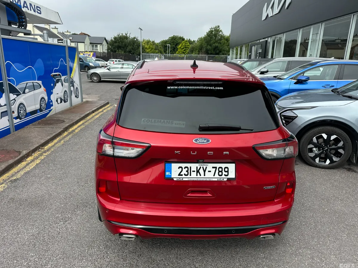 Ford Kuga SUV, Petrol Plug-in Hybrid, 2023, Red