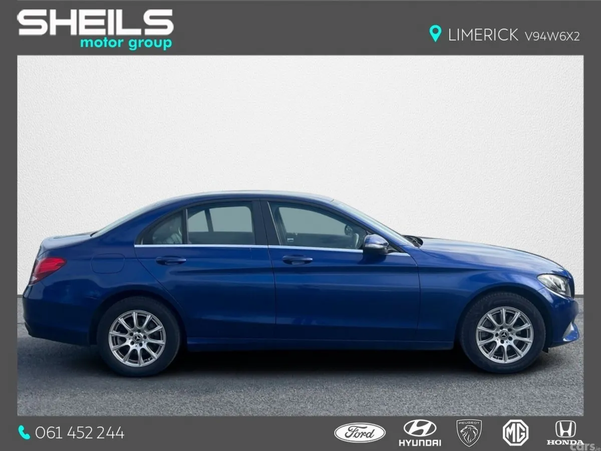 Mercedes-Benz C-Class Saloon, Petrol, 2018, Blue