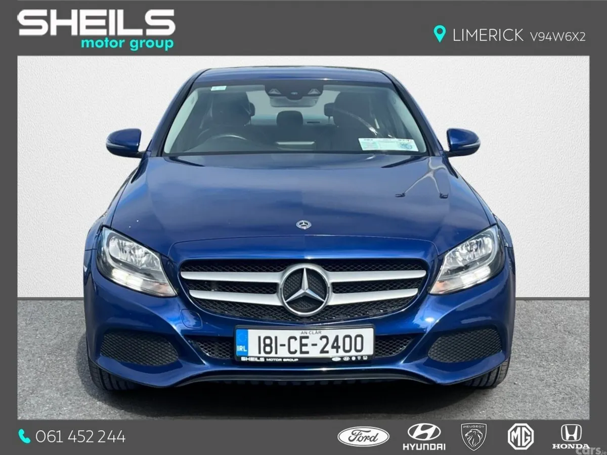 Mercedes-Benz C-Class Saloon, Petrol, 2018, Blue