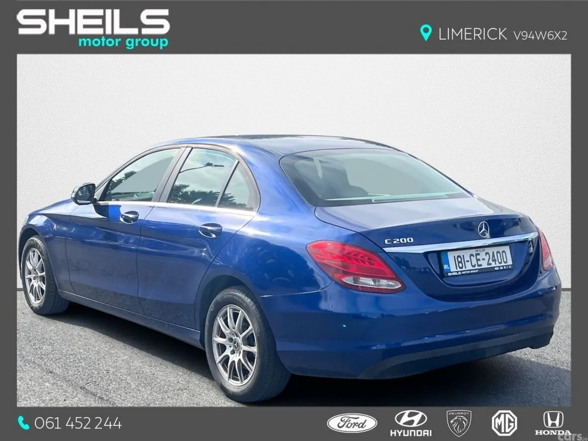 Mercedes-Benz C-Class Saloon, Petrol, 2018, Blue