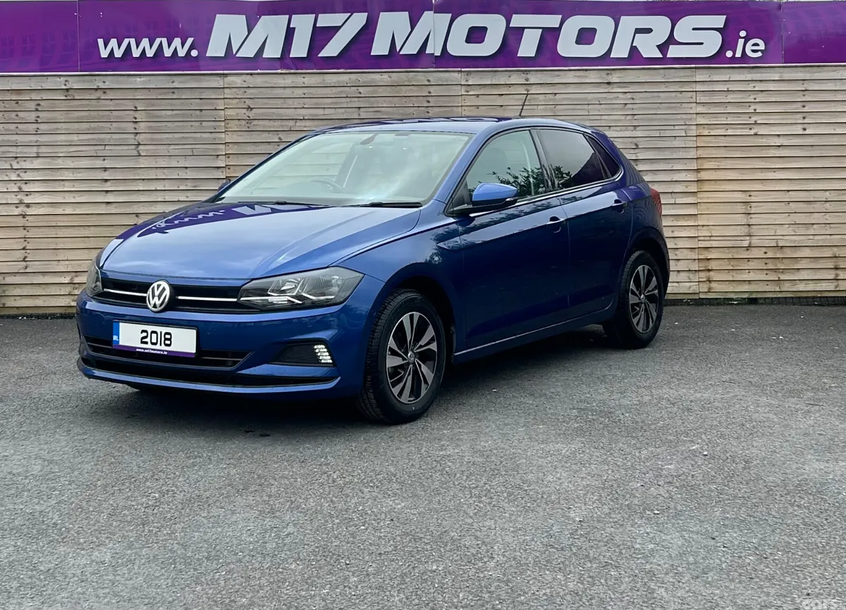 Volkswagen Polo Hatchback, Petrol, 2018, Blue