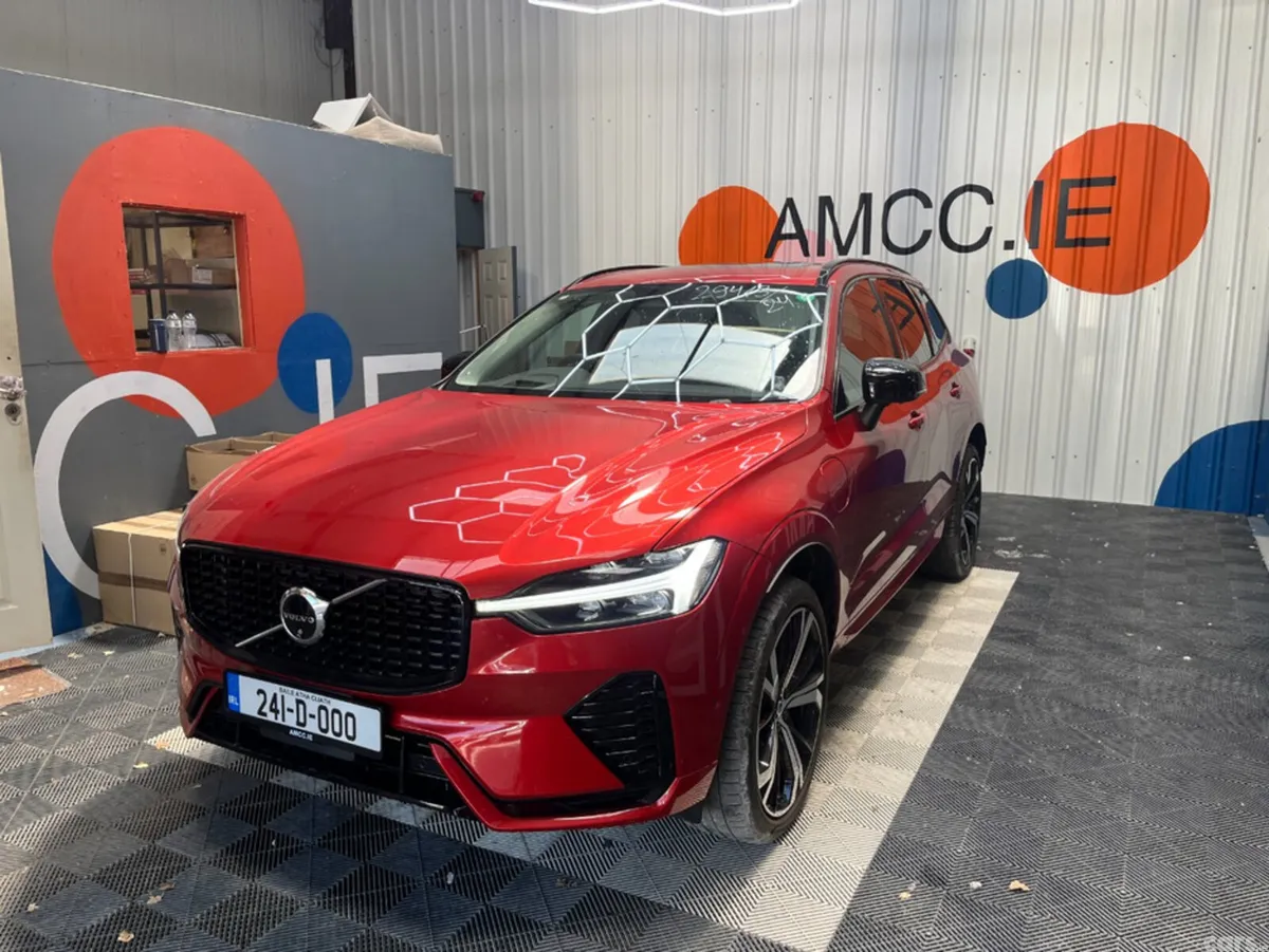 Volvo XC60 SUV, Petrol Plug-in Hybrid, 2024, Red