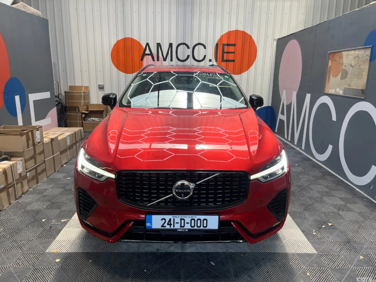 Volvo XC60 SUV, Petrol Plug-in Hybrid, 2024, Red