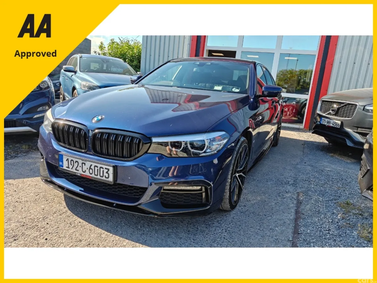 BMW 5-Series Saloon, Petrol Plug-in Hybrid, 2019, Blue