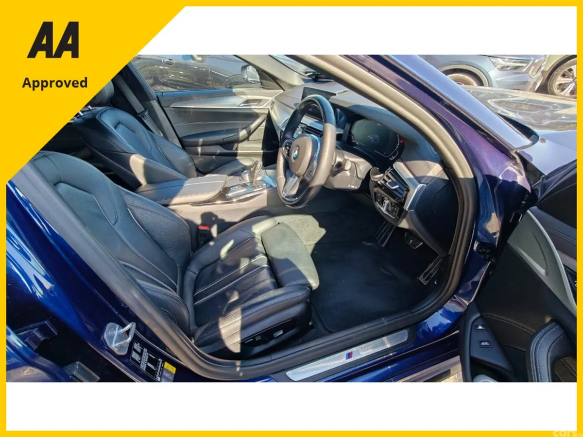BMW 5-Series Saloon, Petrol Plug-in Hybrid, 2019, Blue