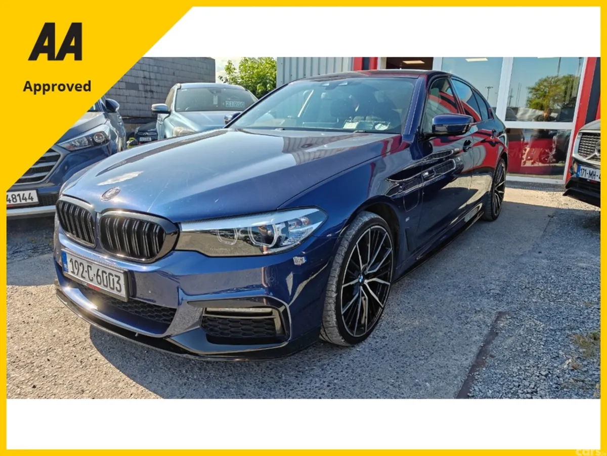 BMW 5-Series Saloon, Petrol Plug-in Hybrid, 2019, Blue