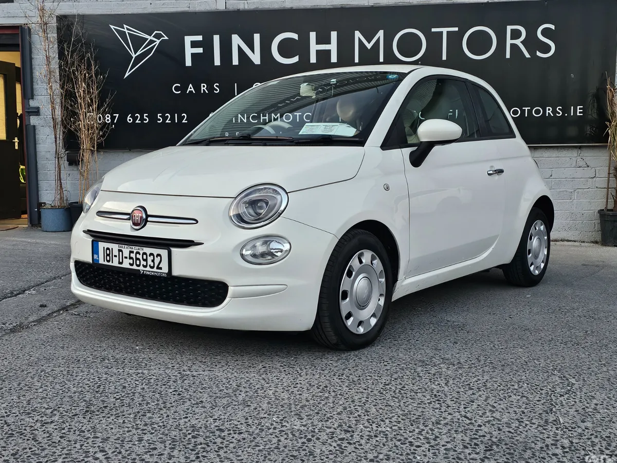 Fiat 500 Hatchback, Petrol, 2018, White