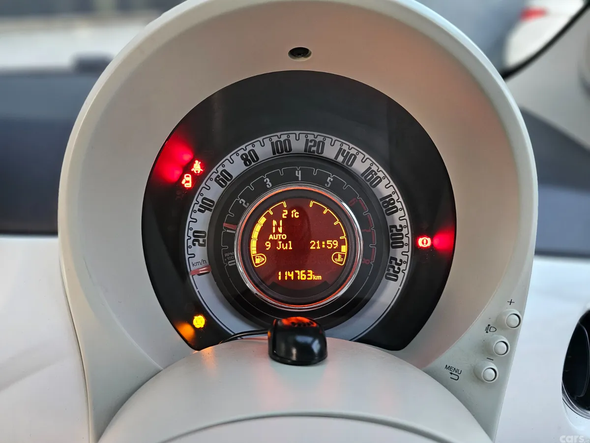 Fiat 500 Hatchback, Petrol, 2018, White