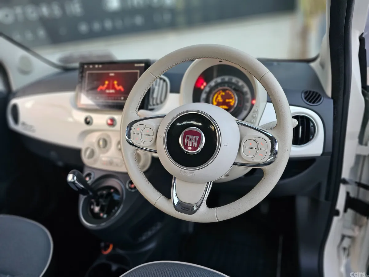 Fiat 500 Hatchback, Petrol, 2018, White