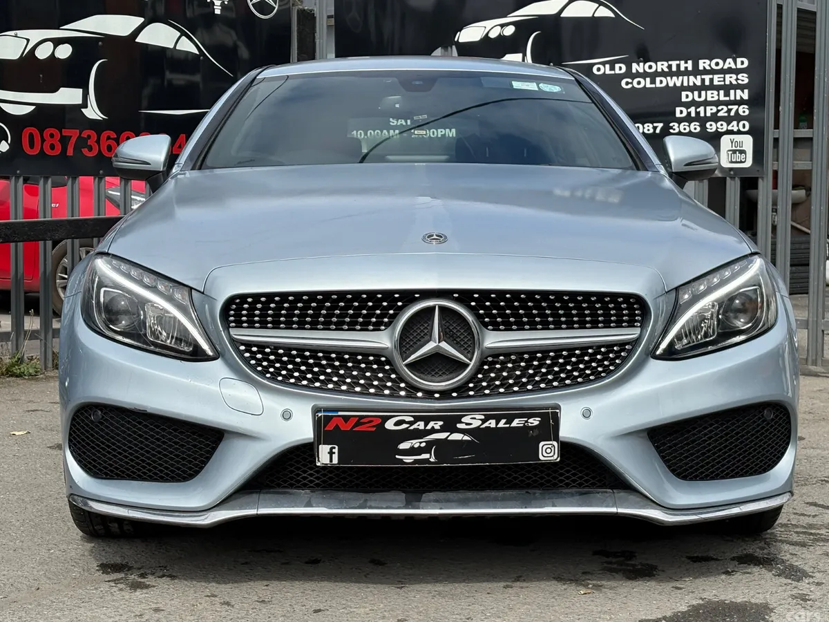 Mercedes-Benz C-Class Coupe, Diesel, 2018, Silver