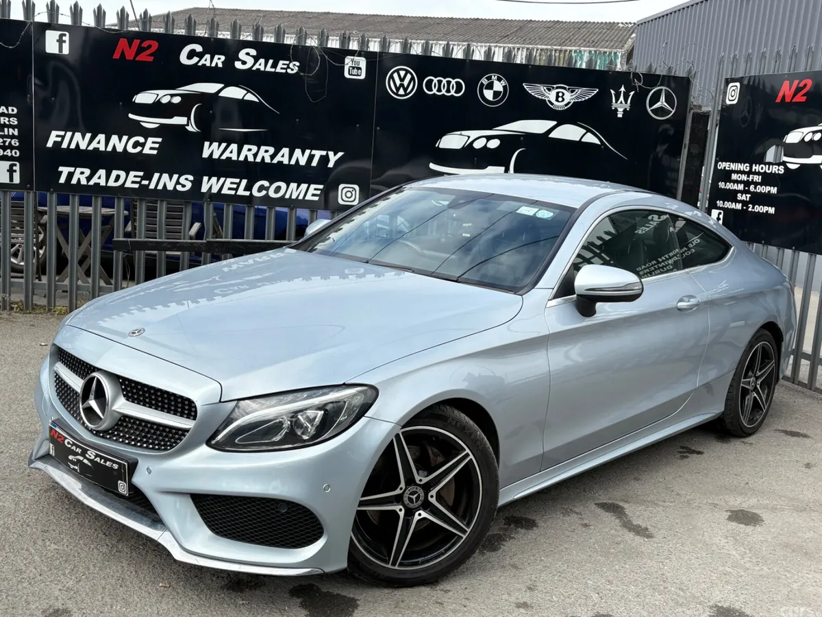 Mercedes-Benz C-Class Coupe, Diesel, 2018, Silver