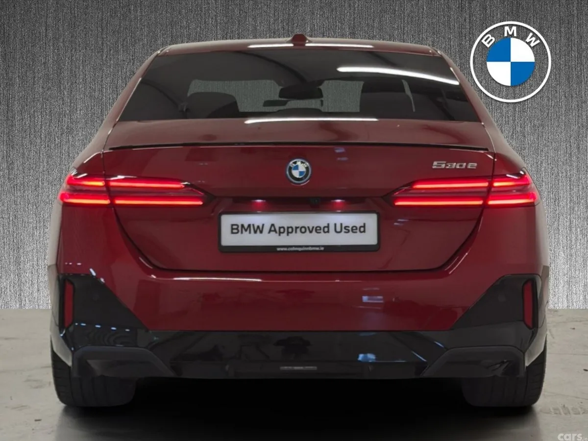 BMW 5-Series Saloon, Petrol Plug-in Hybrid, 2026, Red