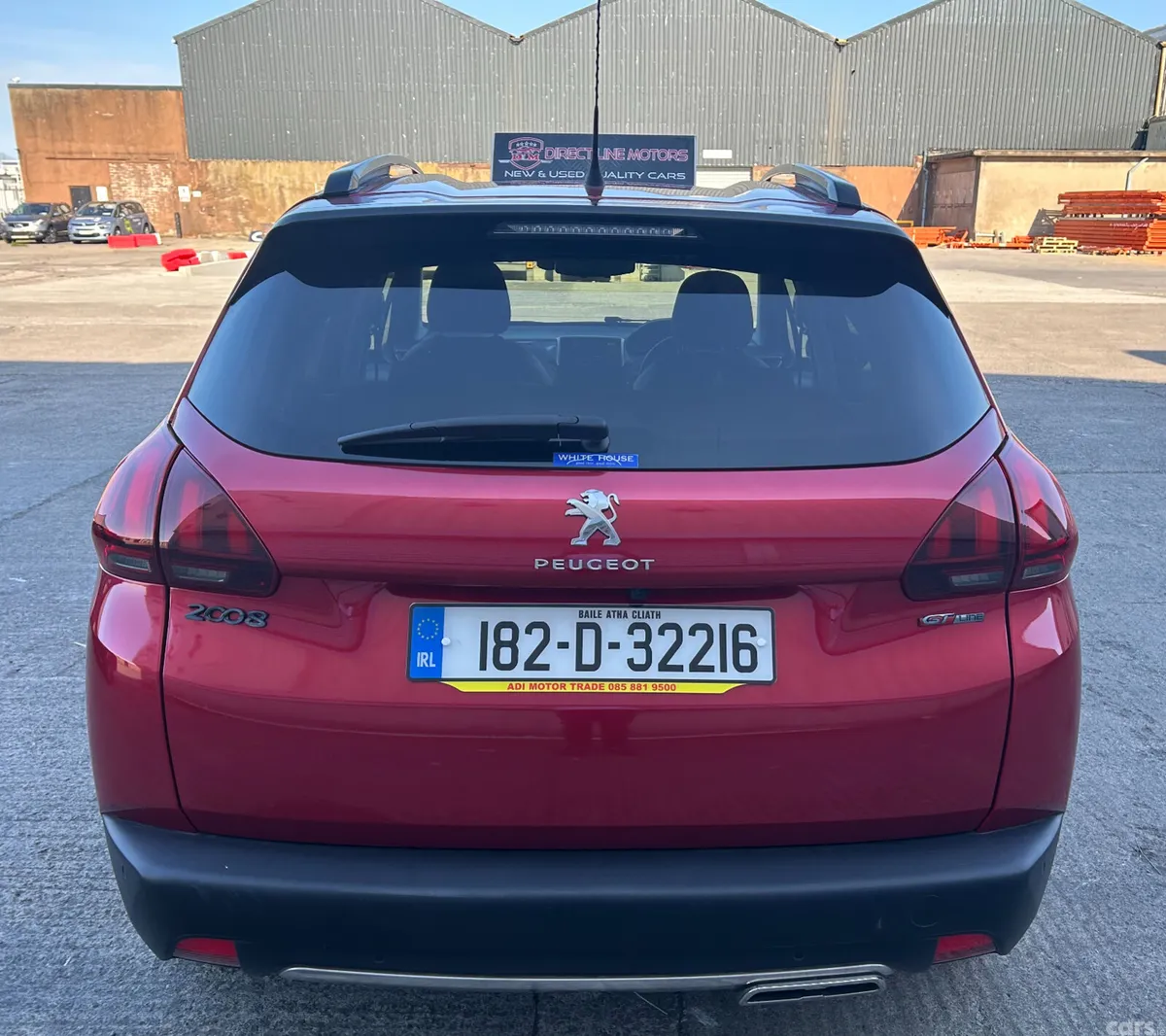 Peugeot 2008 Estate, Petrol, 2018, Red