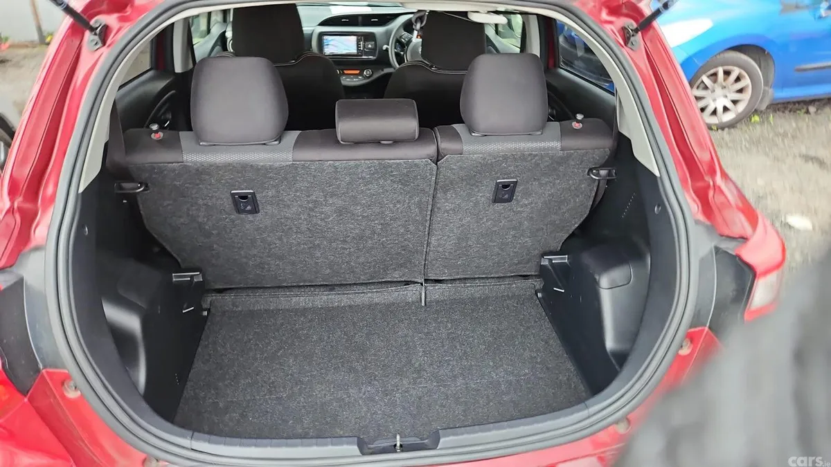 Toyota Vitz Hatchback, Petrol Hybrid, 2019, Red