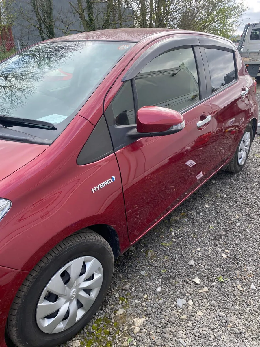 Toyota Vitz Hatchback, Petrol Hybrid, 2019, Red