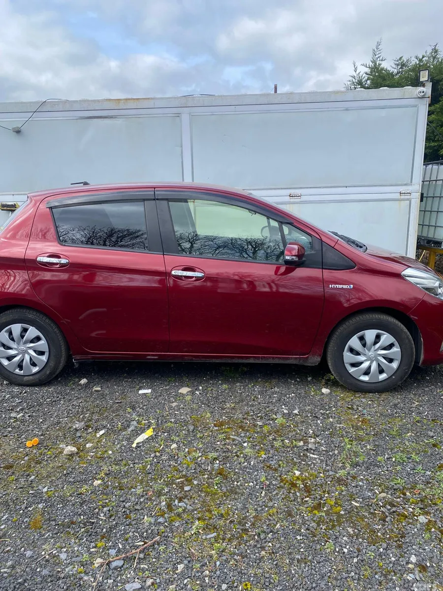 Toyota Vitz Hatchback, Petrol Hybrid, 2019, Red