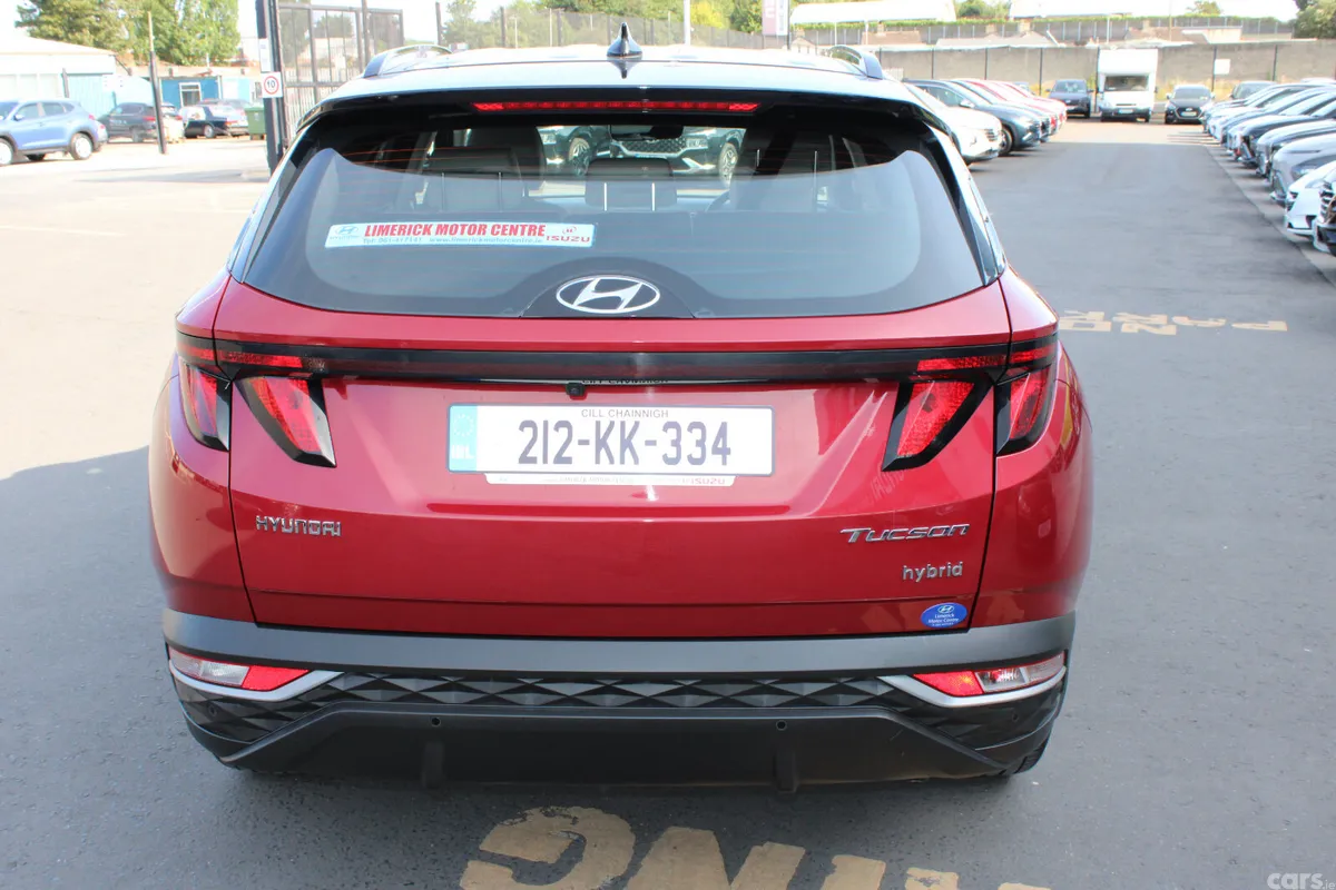 Hyundai Tucson SUV, Petrol Hybrid, 2021, Red