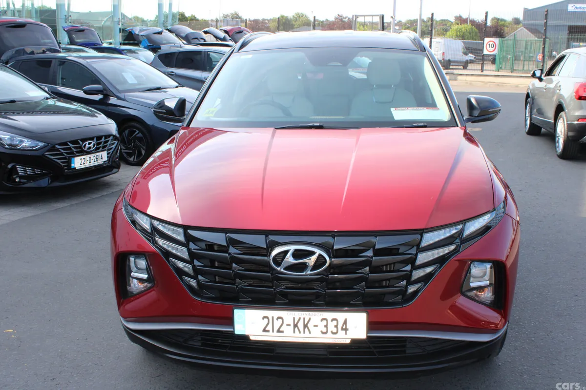 Hyundai Tucson SUV, Petrol Hybrid, 2021, Red