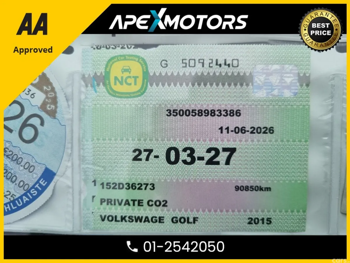 Volkswagen Golf Hatchback, Petrol, 2015, White