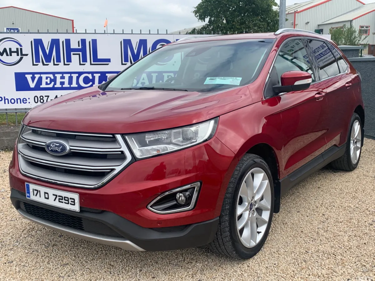 Ford Edge SUV, Diesel, 2017, Red