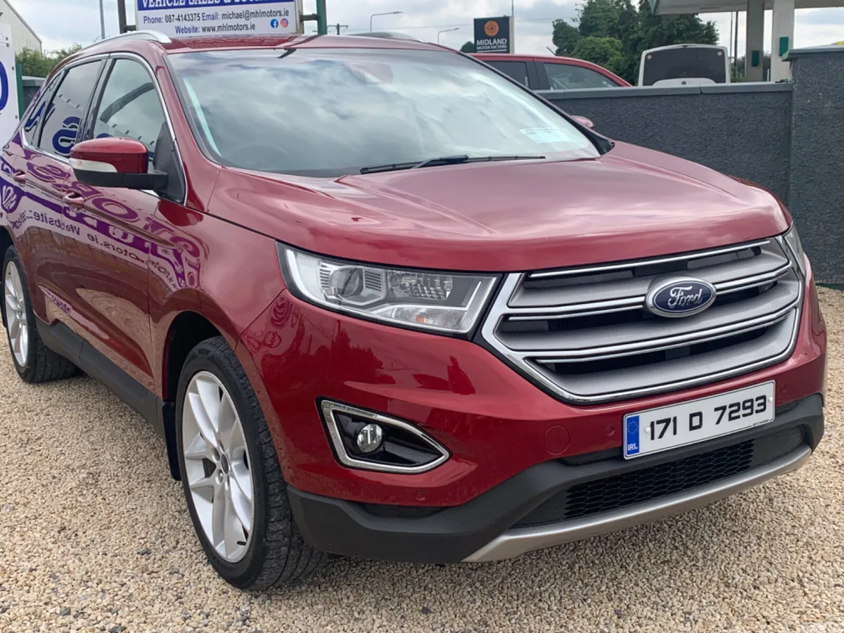Ford Edge SUV, Diesel, 2017, Red