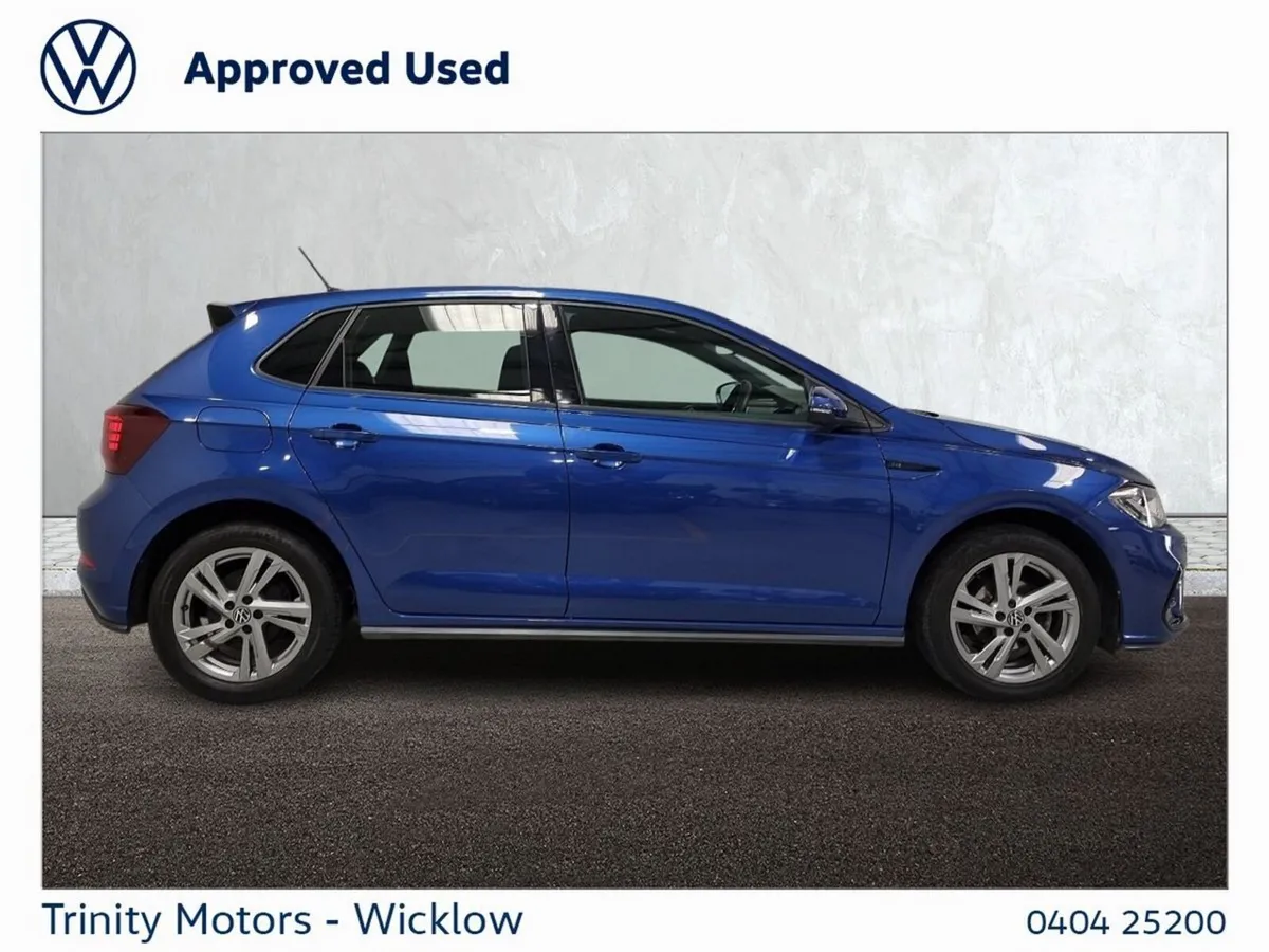 Volkswagen Polo Hatchback, Petrol, 2023, Blue