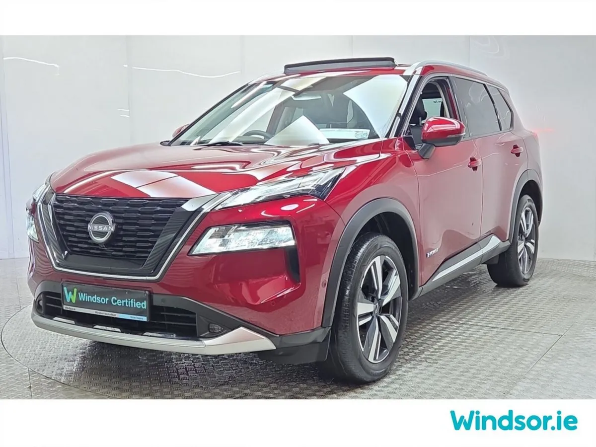 Nissan X-Trail SUV, Petrol Hybrid, 2023, Red